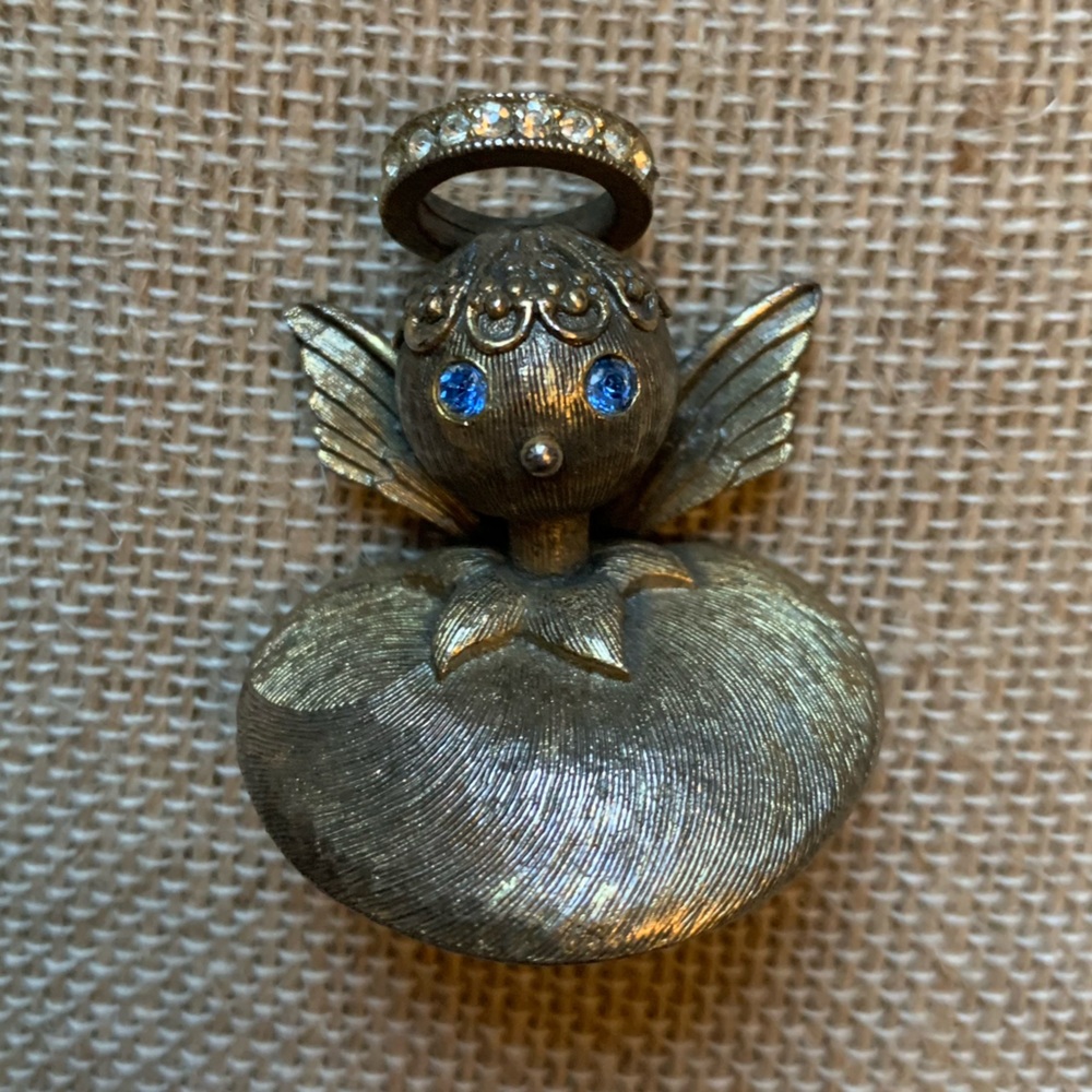 Vintage 60’s Tortolani Angel Brooch